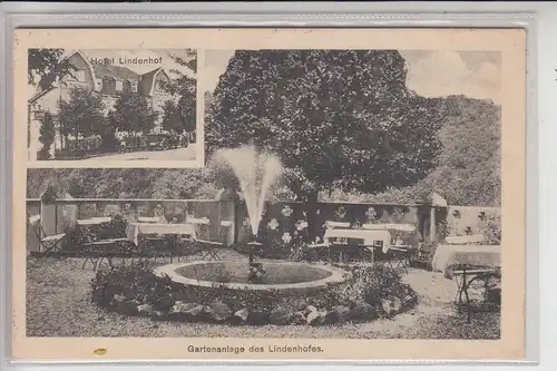 5232 FLAMMERSFELD - OBERLAHR, Hotel Lindenhof 1920, Briefmarke fehlt