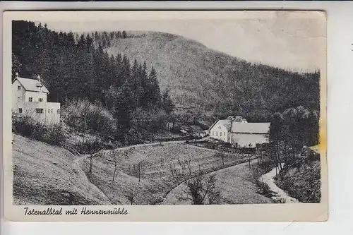 6587 BAUMHOLDER, Totenalptal mit Hennenmühle 1949