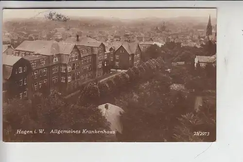 5800 HAGEN, Allgemeines Krankenhaus 1926