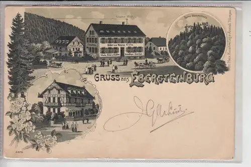 7570 BADEN - BADEN - EBERSTEINBURG, Lithographie, Briefmarke fehlt