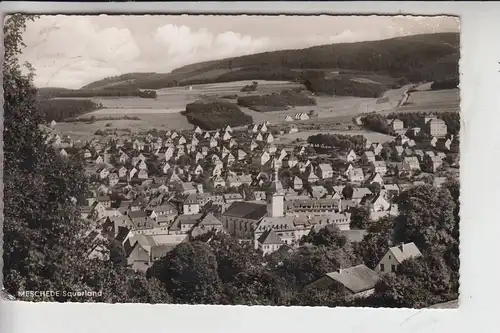 5778 MESCHEDE, Ortsansicht, Herausgeber Hennemann-Hotel, 196.., Briefmarke fehlt