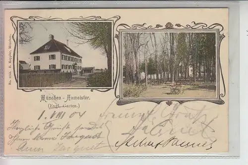 8000 MÜNCHEN - AUMEISTER, Engl. Garten 1904