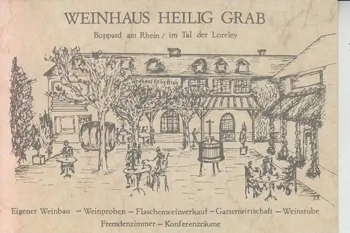 5407 BOPPARD, Weinhaus "Heilig Grab"