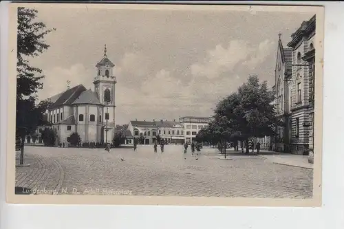 BÖHMEN & MÄHREN, REICHENBERG, LUNDENBURG / BRECLAV, Adolf Hitlerplatz
