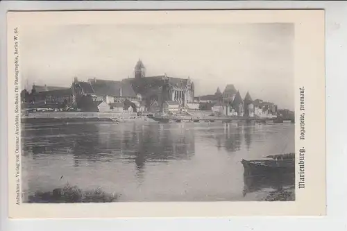 WESTPREUSSEN - MARIENBURG, Nogatseite stromauf