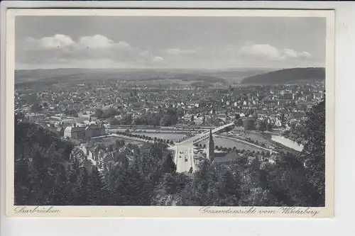 6600 SAARBRÜCKEN, Gesamtansicht vom Winterberg