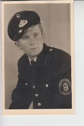 FEUERWEHR - Uniform Freiwillige Feuerwehr Düren, Photo-AK