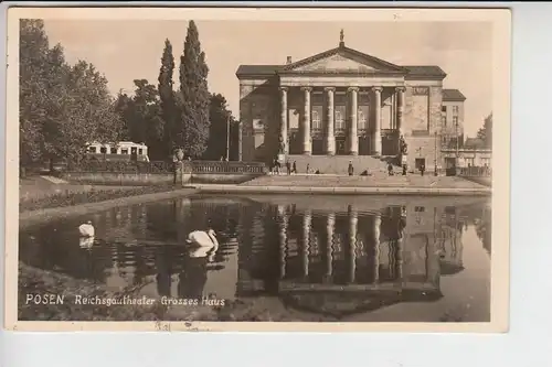 POSEN / POZNAN, Reichsgautheater Grosses Haus, kl. Klebereste rückseitig