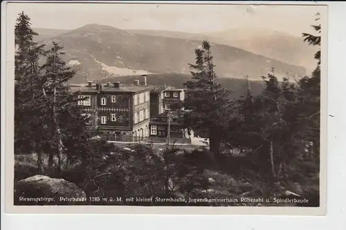 BÖHMEN & MÄHREN - SPINDLERMÜHLE, Peterbaude, 2011 abgebrannt, 1940