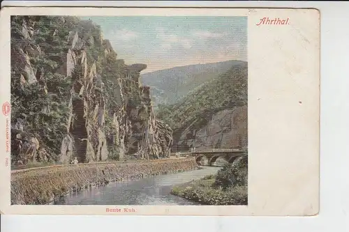 5483 BAD NEUENAHR - AHRWEILER - WALPORZHEIM, Bunte Kuh, frühe Karte, ca. 1900
