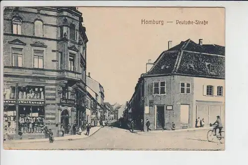 6650 HOMBURG / Saar, Deutsche Strasse, Briefmarke fehlt