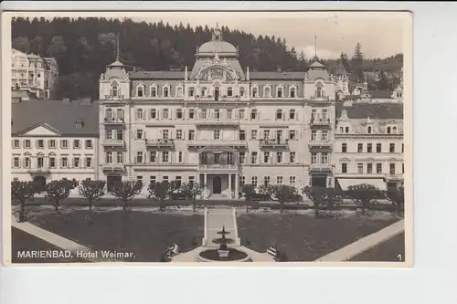 BÖHMEN & MÄHREN, MARIENBAD - MARIANSKE LAZNE - Hotel Weimar