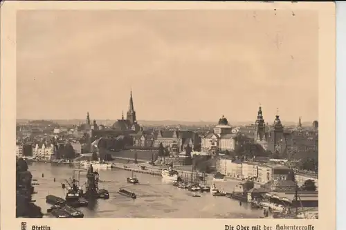 POMMERN - STETTIN - Szczecin, Oder & Hakenterrasse 1943