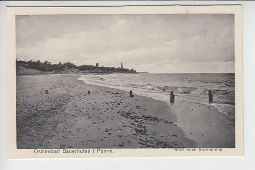 POMMERN - BAUERHUFEN - Chlopy, Blick nach Sorenbohm