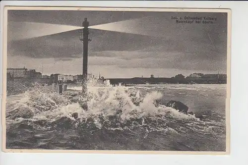 POMMERN - KOLBERG / KOLOBRZRG, Leuchtturm - Molenkopf, 1934