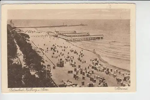 POMMERN - KOLBERG - KOLOBRZEG, Strandleben
