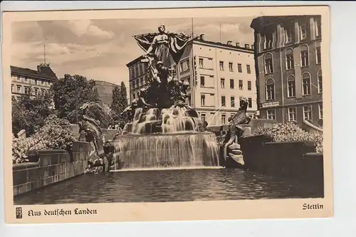 POMMERN - STETTIN - Szczecin, Manzelbrunnen 1937