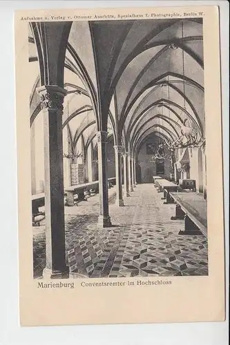 WESTPREUSSEN - MARIENBURG, Conventsremter im Hochschloss