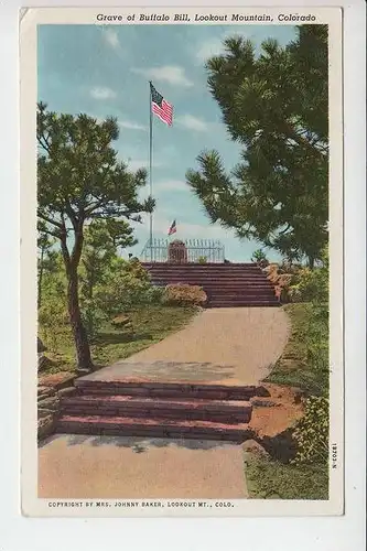 WILD WEST - BUFFALO BILL - Grave - LOOKOUT MOUNTAIN - Colorado