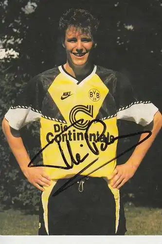 SPORT - FUSSBALL - BORUSSIA DORTMUND - FLEMING POULSEN - Autogramm