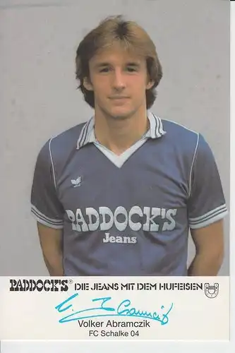 SPORT - FUSSBALL - SCHALKE 04 - VOLKER ABRAMCZIK - Autogrammkarte