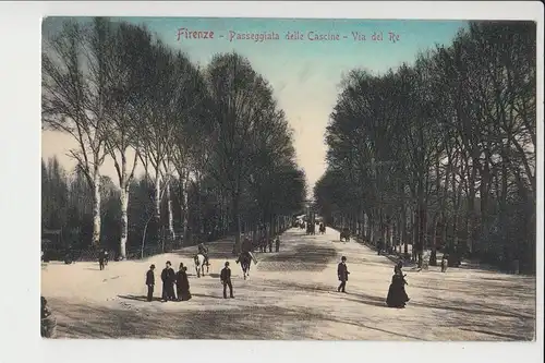 I 50100 FIRENZE - FLORENZ, Passaggiata delle CASCINE - Via del Re