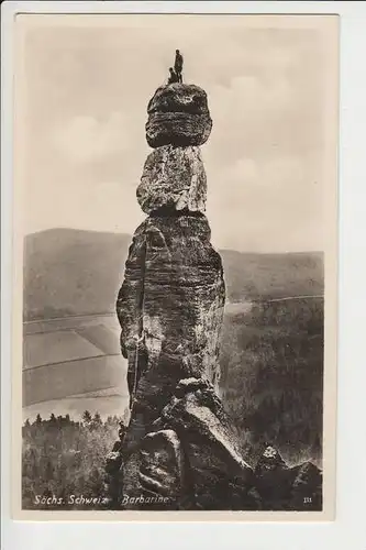 SPORT - BERGSTEIGEN, Sächsische Schweiz, Barbarine