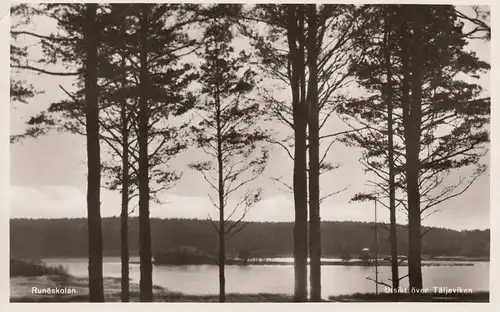S 17186 SOLNA - Runöskolan, Utsikt över Täljeviken