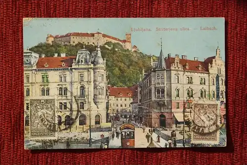 SLO 1000 LJUBLJANA - Laibach, Striterjeva ulica, Strassenbahn - Tram