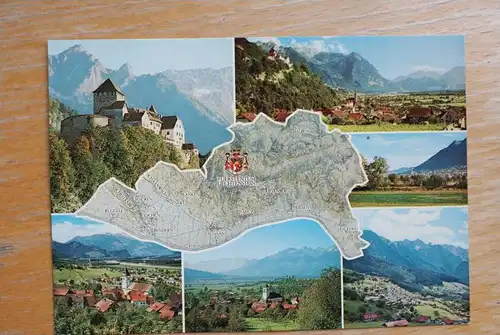 LANDKARTEN - MAPS - LIECHTENSTEIN