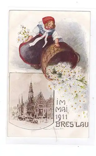 NIEDER - SCHLESIEN - BRESLAU / WROCLAW, Breslauer Blumentag 1911