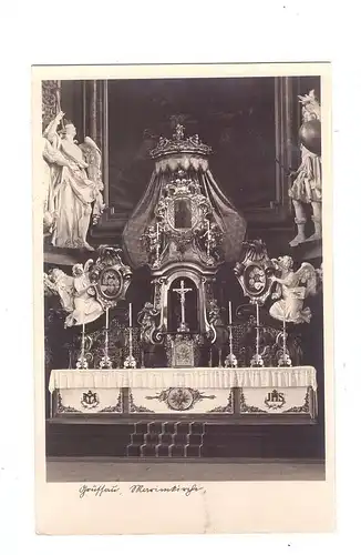 NIEDER-SCHLESIEN - GRÜSSAU / KRZESZOW, Marienkirche, Altar