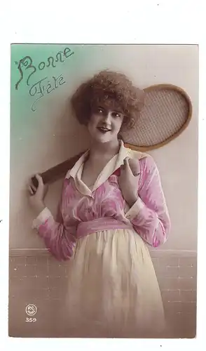 SPORT - TENNIS, Tennisspielerin, 1921