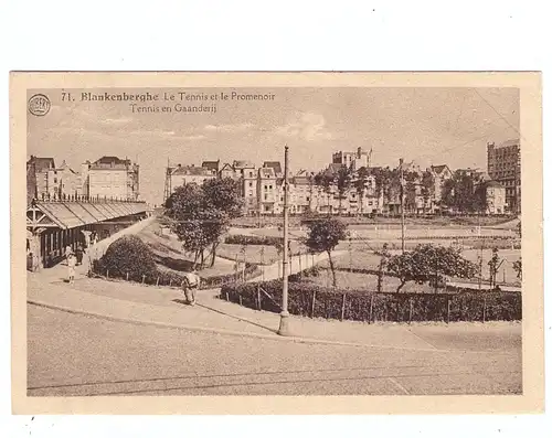 SPORT - TENNIS, Blankenberge, Tennisplätze, 1956