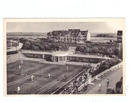 SPORT - TENNIS, Westende, Tennisplätze, 1957