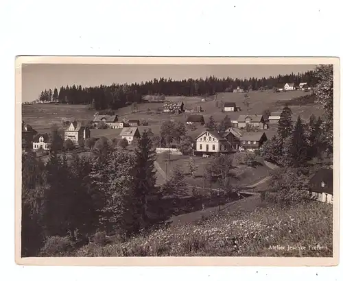 BÖHMEN & MÄHREN - JOHANNISBAD / JANSKE LAZNE, Blick auf die Häuser, 1937