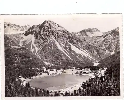 CH 7050 AROSA GR, Obersee vom Berghotel Prätschli gesehen, 1952