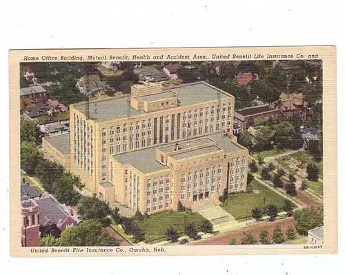 USA - NEBRASKA - OMAHA, Benefit Insurance Building, 1949