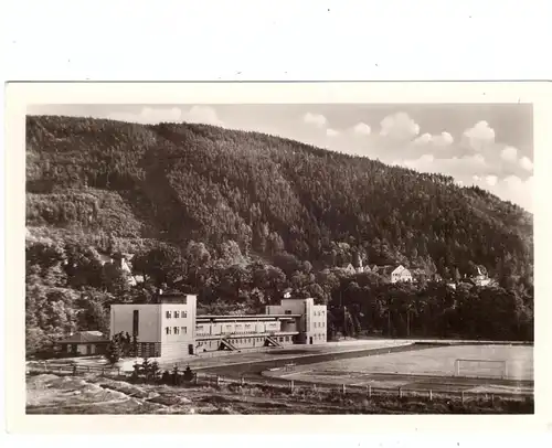 0-6823 BAD BLANKENBURG, Landessportschule "Arthur Becker", Fussball-Stadion, 50er Jahre