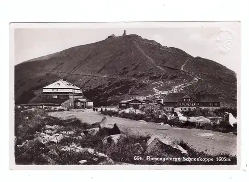 NIEDER-SCHLESIEN - SCHNEEKOPPE / SNEZKA, Schneekoppe, Reise-Andenken, Photographie...1937