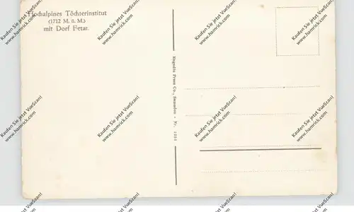 CH 7551 FETAN GR, Hochalpines Töchterinstitut