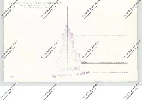 6384 SCHMITTEN - NIEDEREIFENBERG, Großer Feldbergs, Flugfeuer, Nebelmeer...