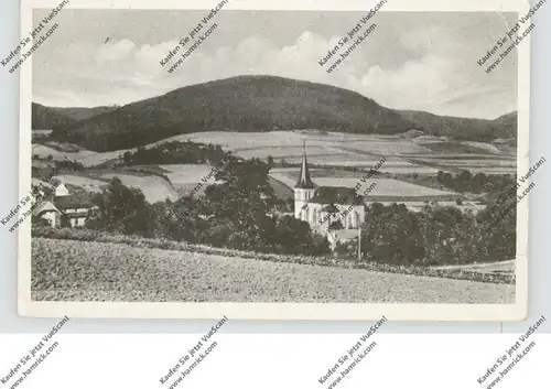 0-5701 LENGENFELD unterm Stein (Eichsfeld), Dorfansicht 1956, Druckstelle