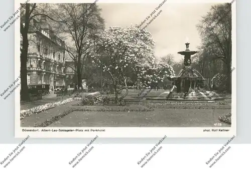 4000 DÜSSELDORF, Albert-Leo-Schlageter-Platz mit Parkhotel (Königsallee)