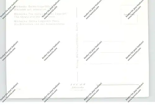 BIBLIOTHEK - MARBACKA, Selma Lagerlöf Bibliothek