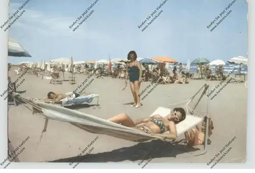 I 48015 CERVIA - MILANO MARITIMA, La spiaggia, 195...