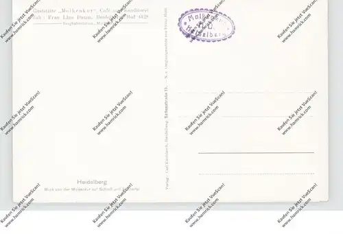 6900 HEIDELBERG, Gaststätte Molkenkur, Künstler-Karte Franz Huth