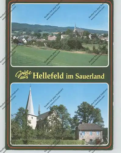 5768 SUNDERN - HELLEFELD, Dorfansichten