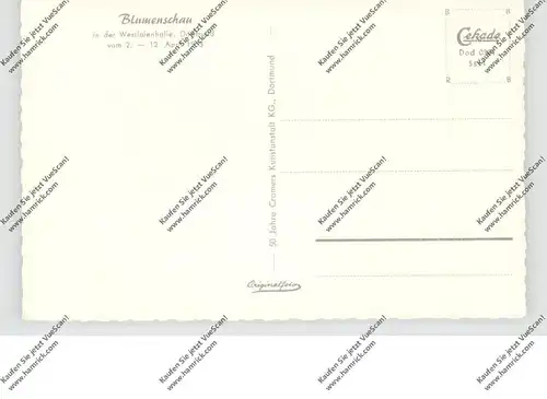 4600 DORTMUND, Westfalenhalle, Blumenschau 1953