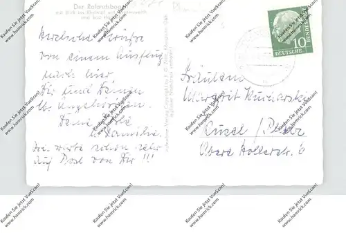 5480 REMAGEN - ROLANDSECK, Rolandsbogen, 1957